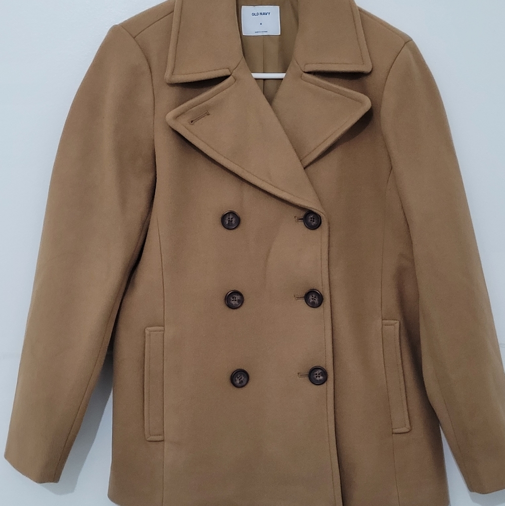 Old Navy Women's Size Medium Brown Pea Coat!